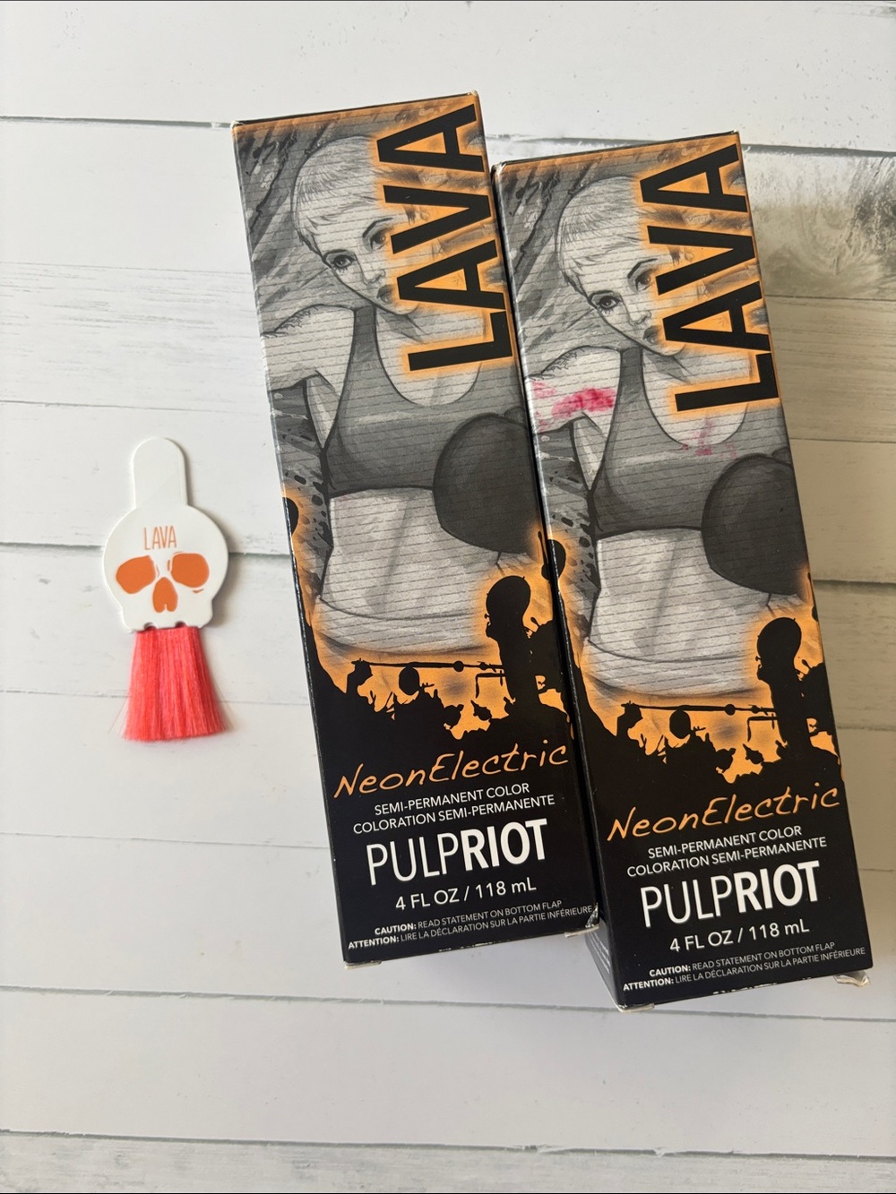Pulp Riot Neon Electric Semi-Permanent Hair Color - Lava Pink